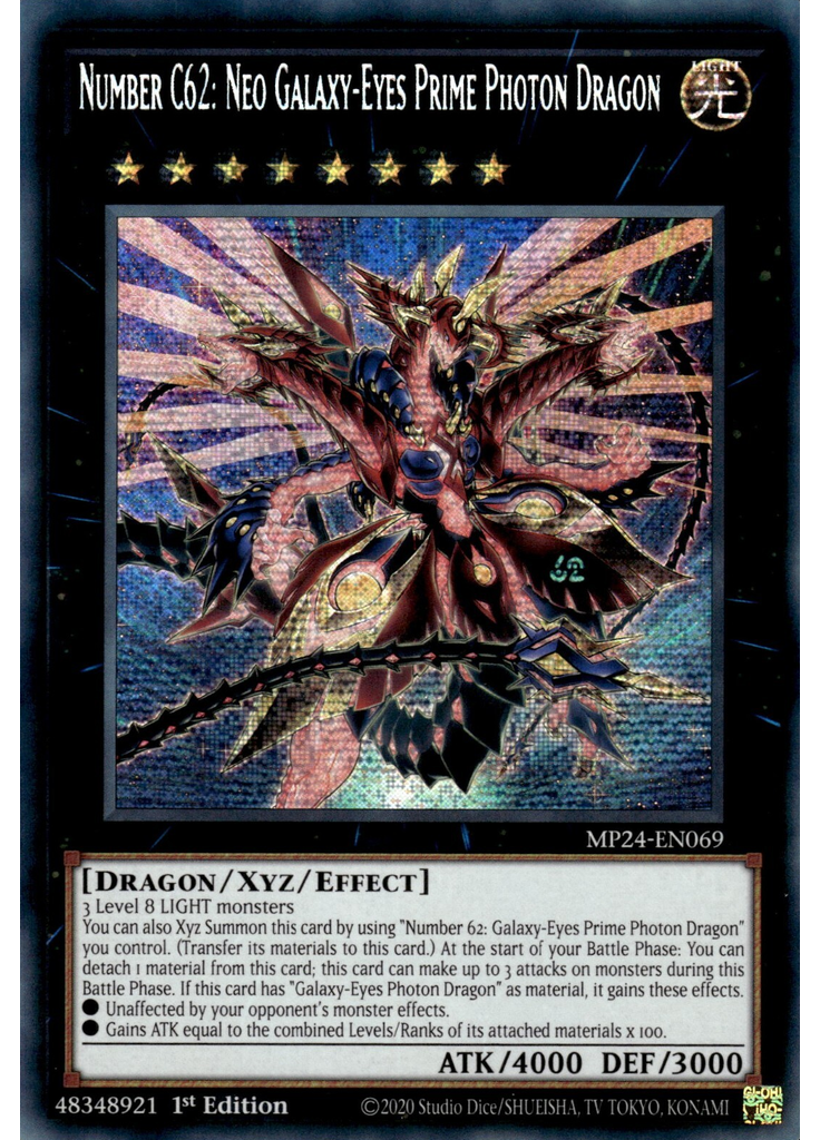 Number C62: Neo Galaxy-Eyes Prime Photon Dragon
