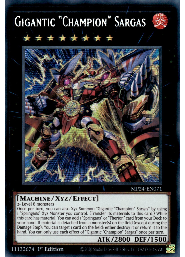 Gigantic "Champion" Sargas