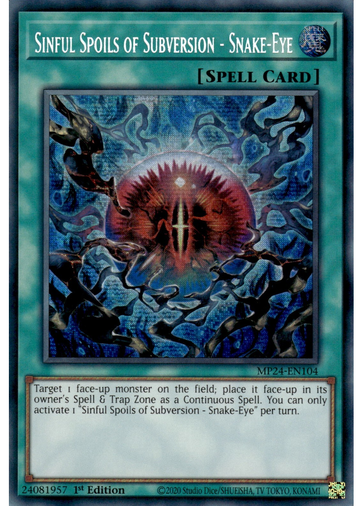 Sinful Spoils of Subversion - Snake-Eye