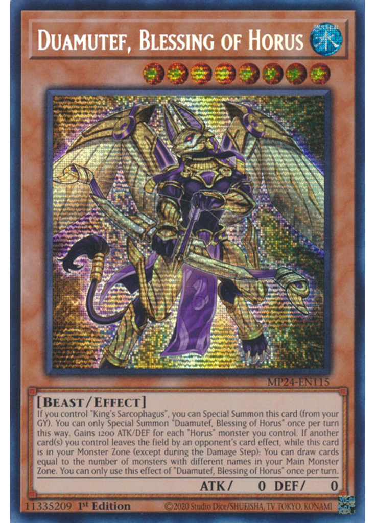 Duamutef, Blessing of Horus