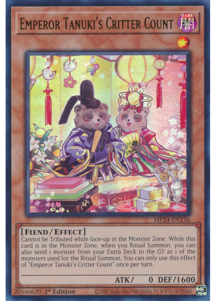 Emperor Tanuki's Critter Count