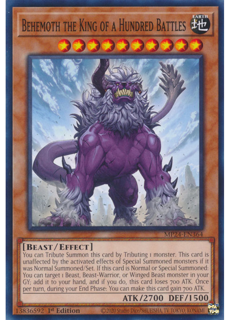 Behemoth the King of a Hundred Battles