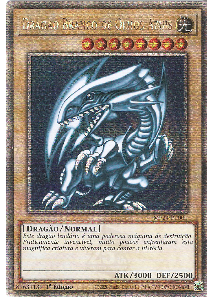 Dragão Branco de Olhos Azuis