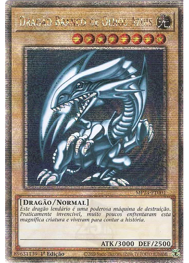 Dragão Branco de Olhos Azuis