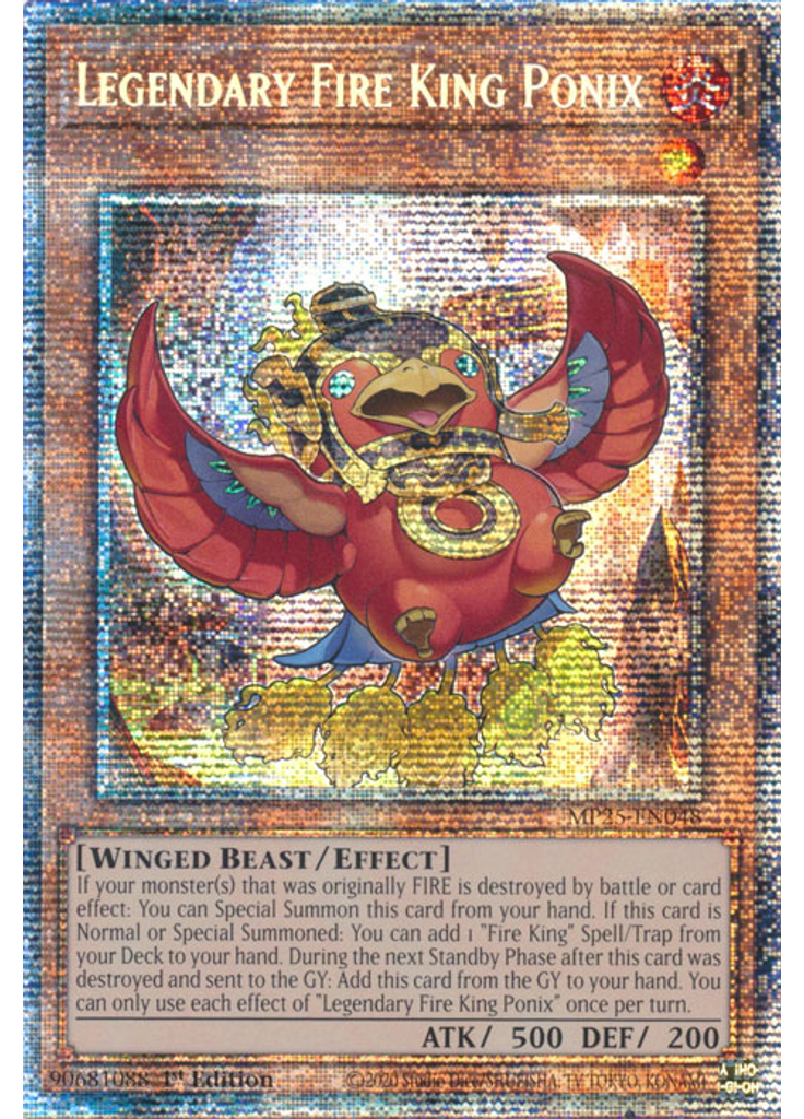 Legendary Fire King Ponix