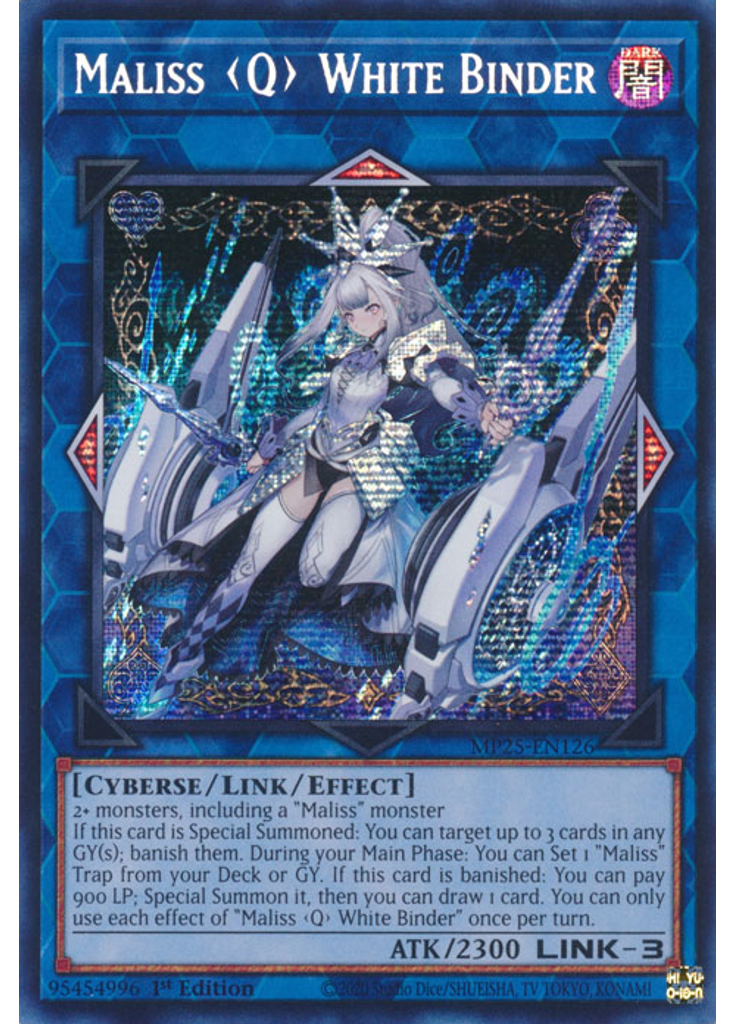 Maliss  White Binder