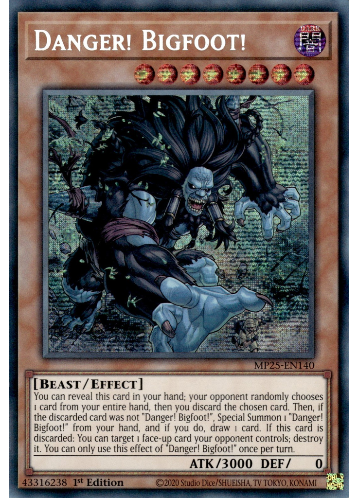 Danger! Bigfoot!