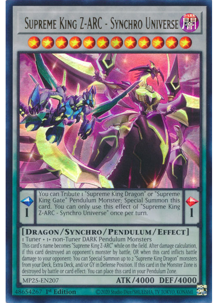 Supreme King Z-ARC - Synchro Universe