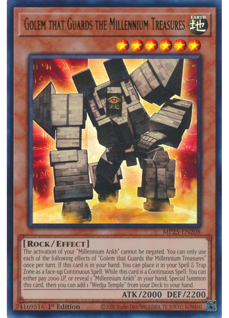 Golem that Guards the Millennium Treasures