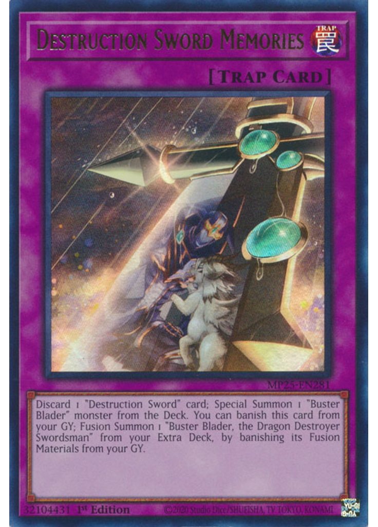 Destruction Sword Memories