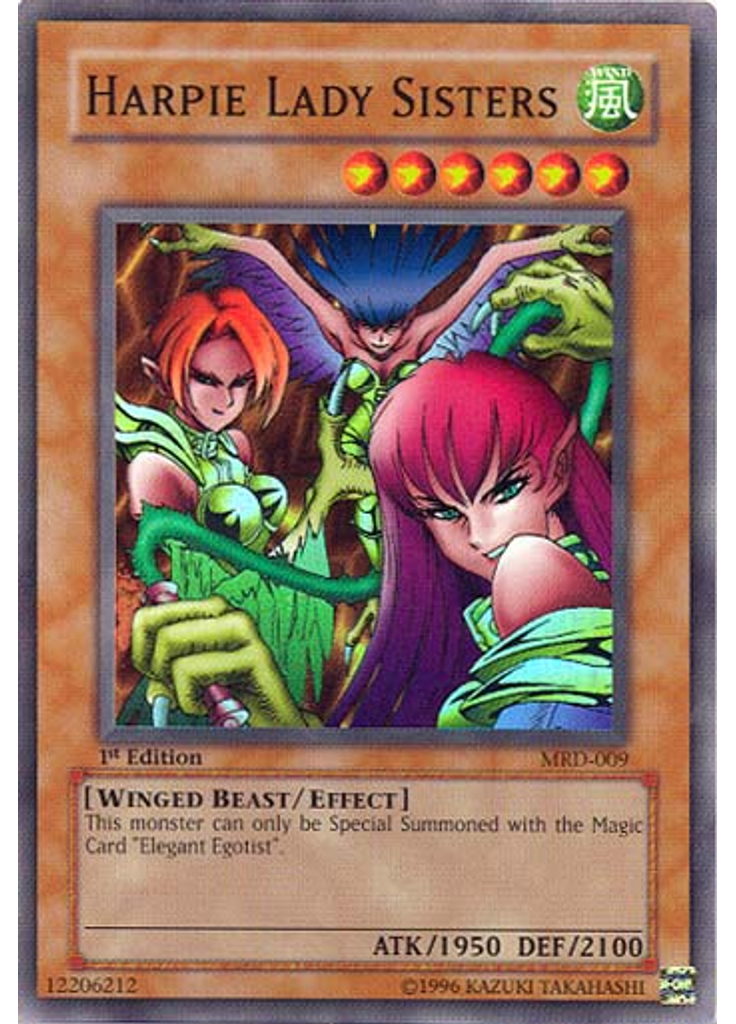 Harpie Lady Sisters (Super Rare 1st Edition)