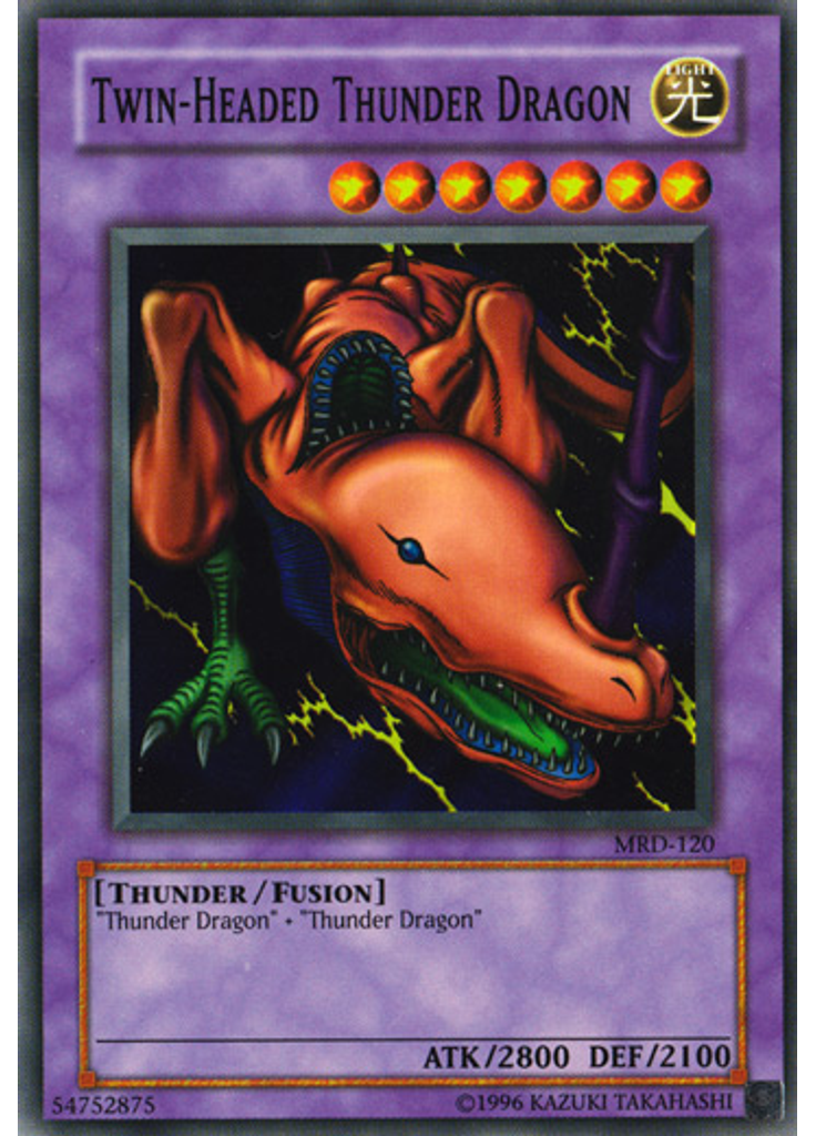 Twin-Headed Thunder Dragon (Super Rare Unlimited)