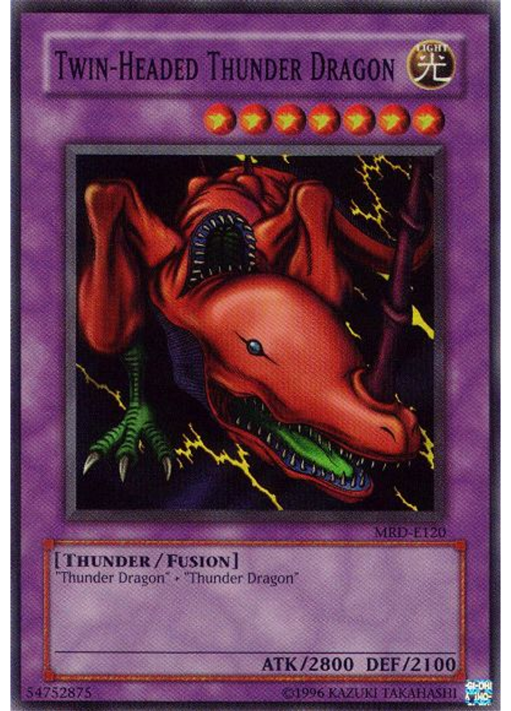 Twin-Headed Thunder Dragon (Super Rare Unlimited)