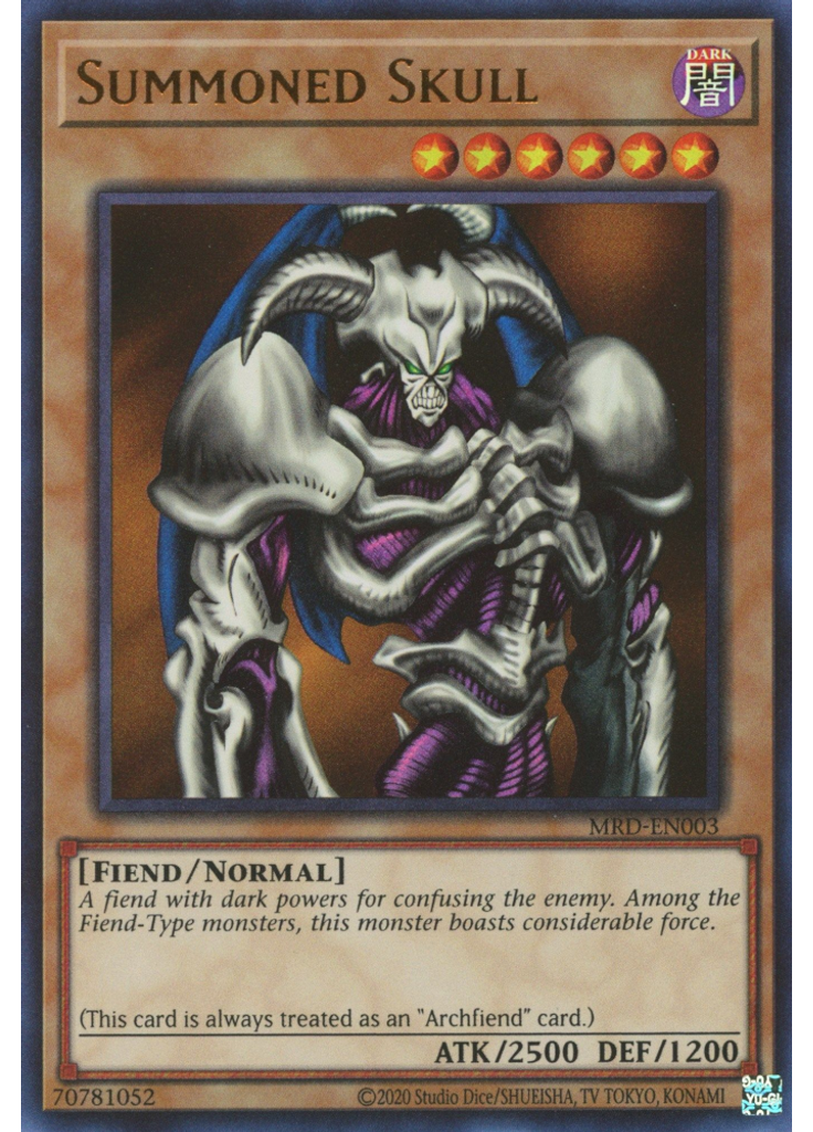 Summoned Skull (Ultra Rare Unlimited 25th Anniversary Edition)