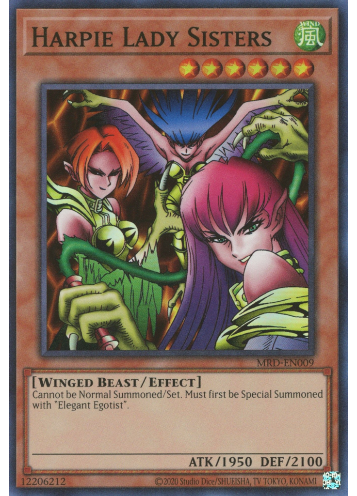 Harpie Lady Sisters (Super Rare Unlimited 25th Anniversary Edition)