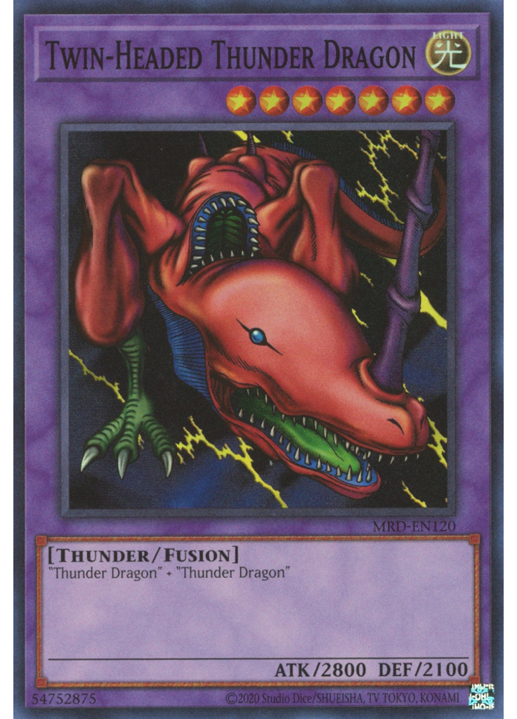 Twin-Headed Thunder Dragon (Super Rare Unlimited 25th Anniversary Edition)