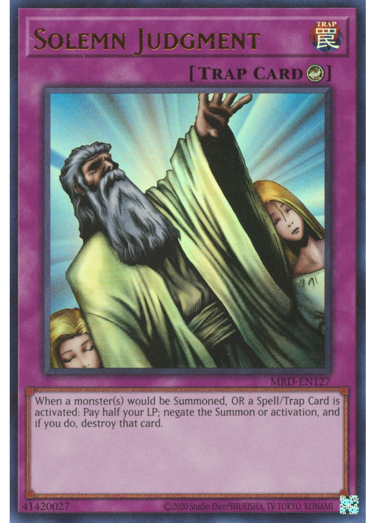 Solemn Judgment (Ultra Rare Unlimited 25th Anniversary Edition)