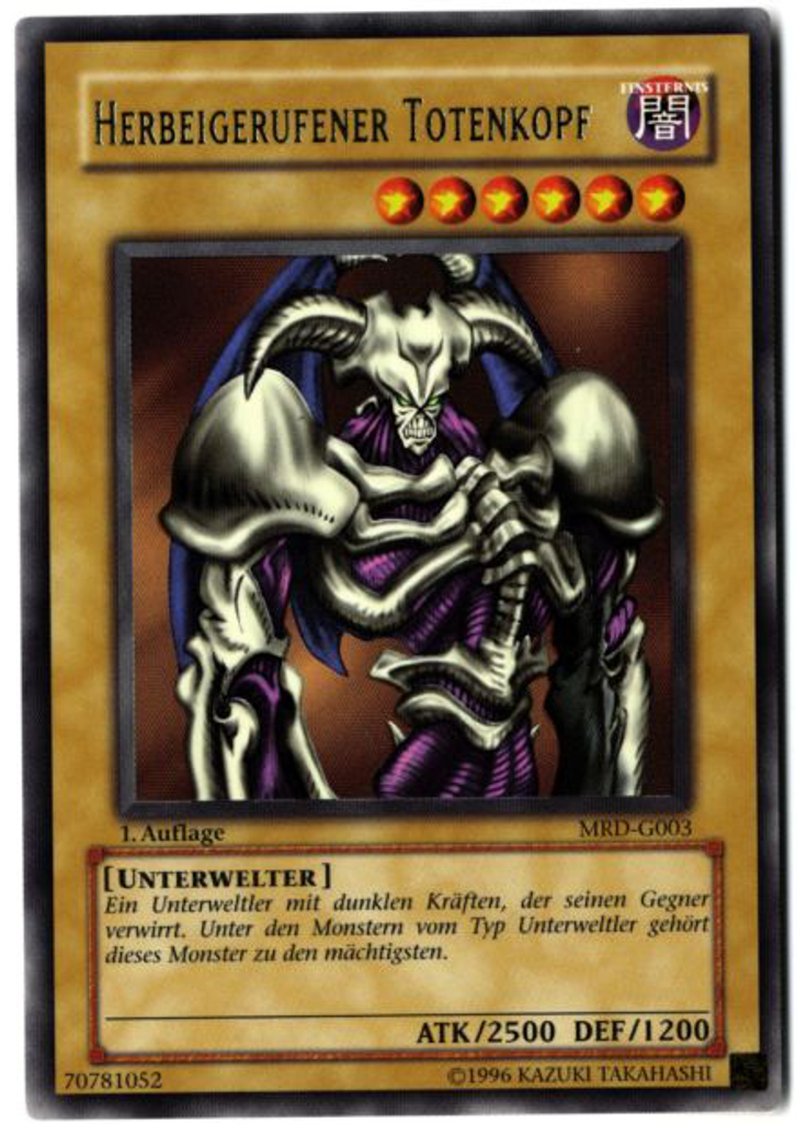 Herbeigerufener Totenkopf