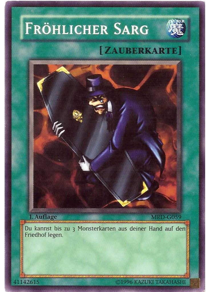 Fröhlicher Sarg