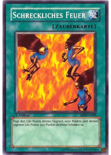 Schreckliches Feuer