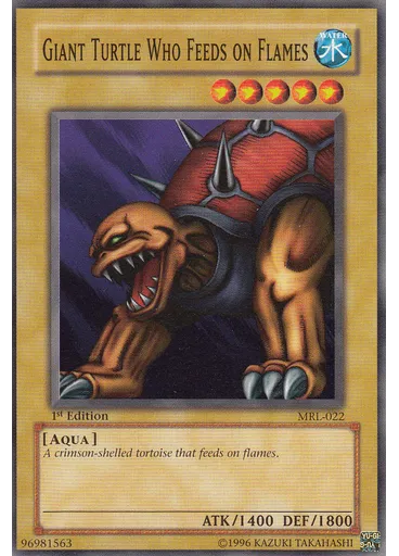 Giant Turtle Who Feeds on Flames