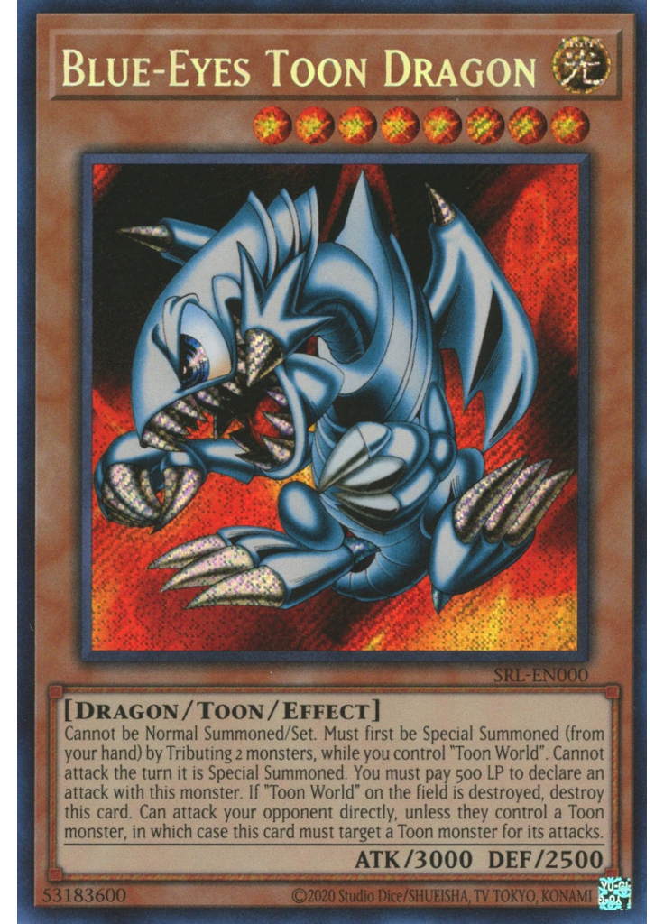 Blue-Eyes Toon Dragon (Secret Rare Unlimited 25th Anniversary Edition)
