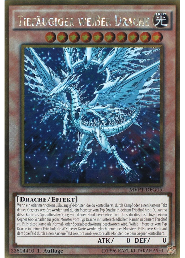Tiefäugiger weißer Drache