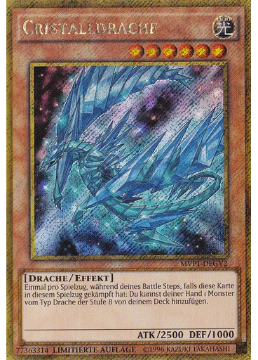 Cristalldrache — Yu-Gi-Oh! The Dark Side of Dimensions Movie Pack: Gold Edition