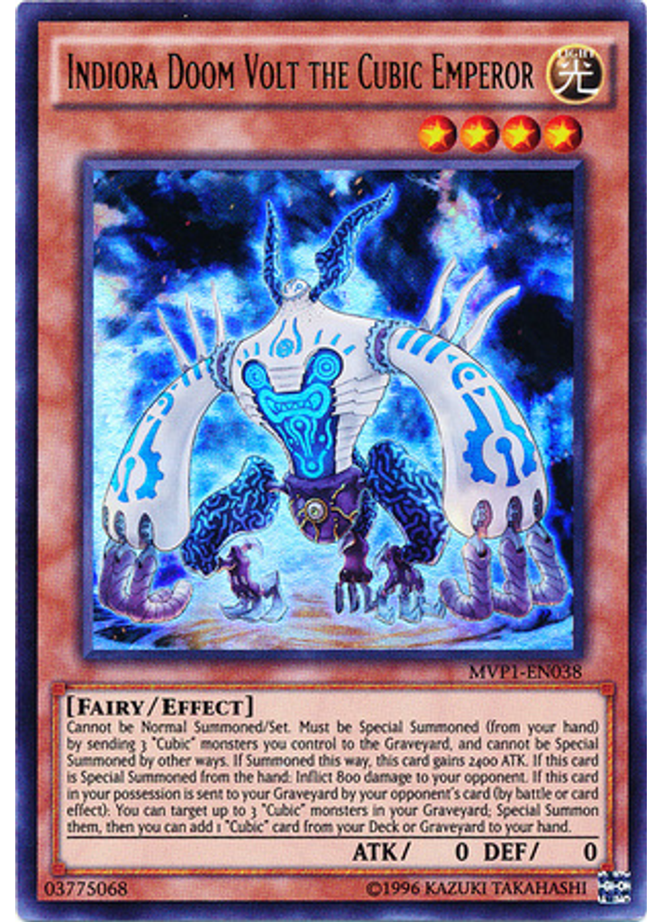 Indiora Doom Volt the Cubic Emperor (Ultra Rare Unlimited)