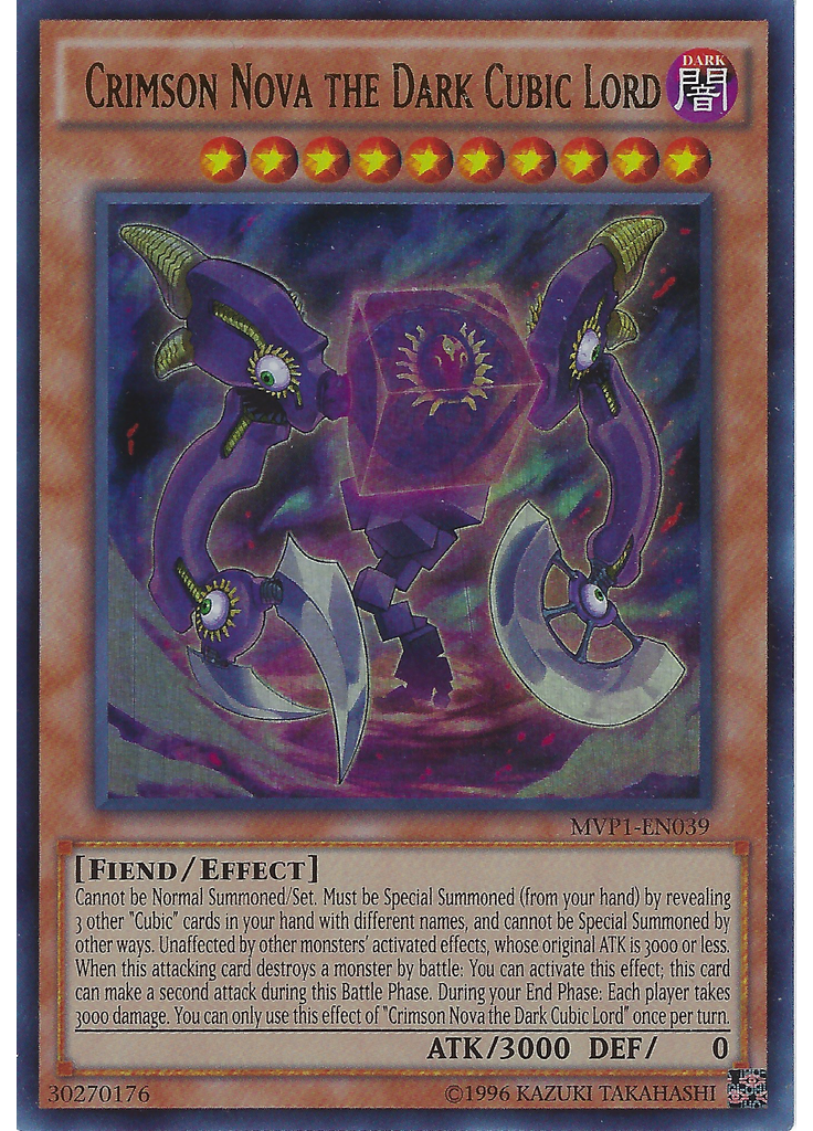 Crimson Nova the Dark Cubic Lord (Ultra Rare Unlimited)