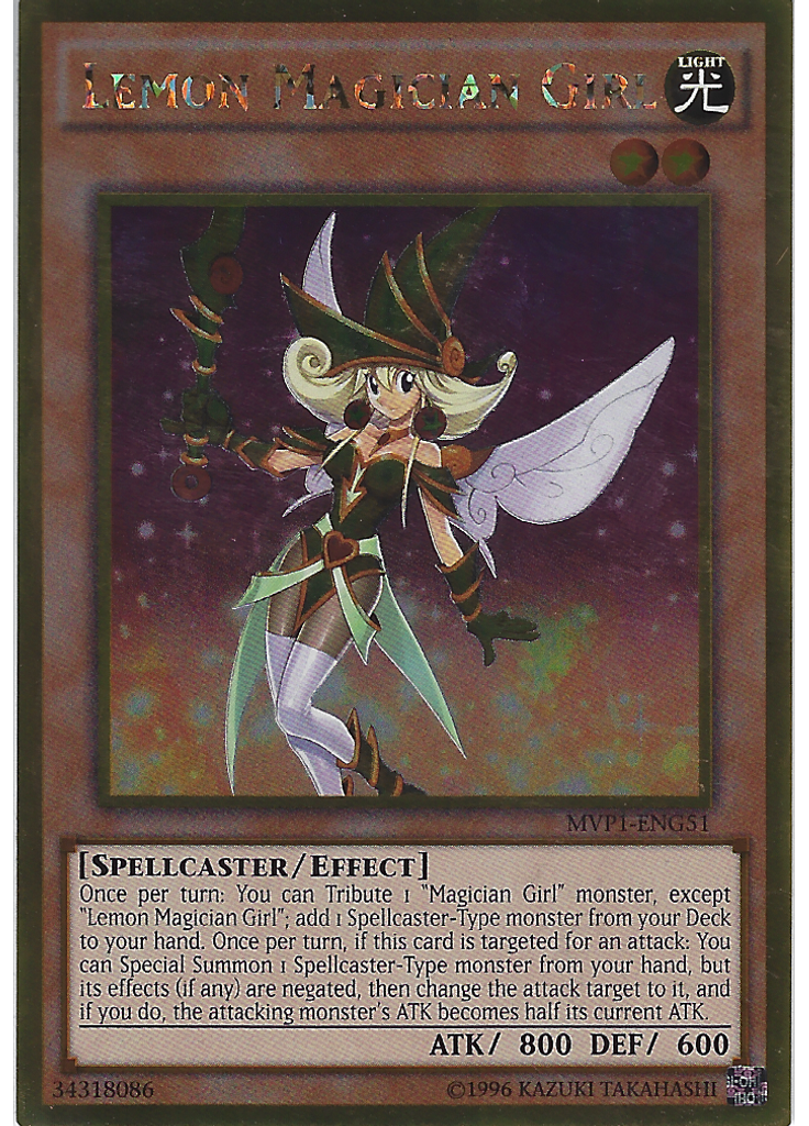 Lemon Magician Girl (Gold Rare Unlimited)