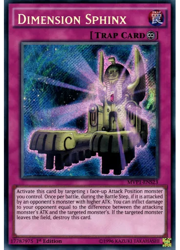 Dimension Sphinx — Yu-Gi-Oh! The Dark Side of Dimensions Movie Pack Secret Edition