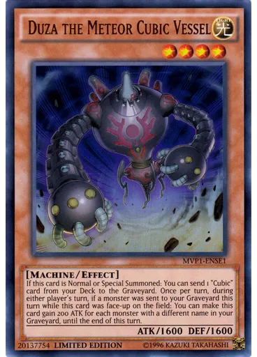Duza the Meteor Cubic Vessel — Yu-Gi-Oh! The Dark Side of Dimensions Movie Pack Special Edition