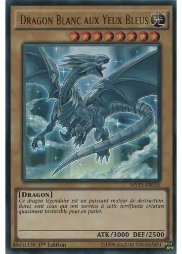 Dragon Blanc aux Yeux Bleus