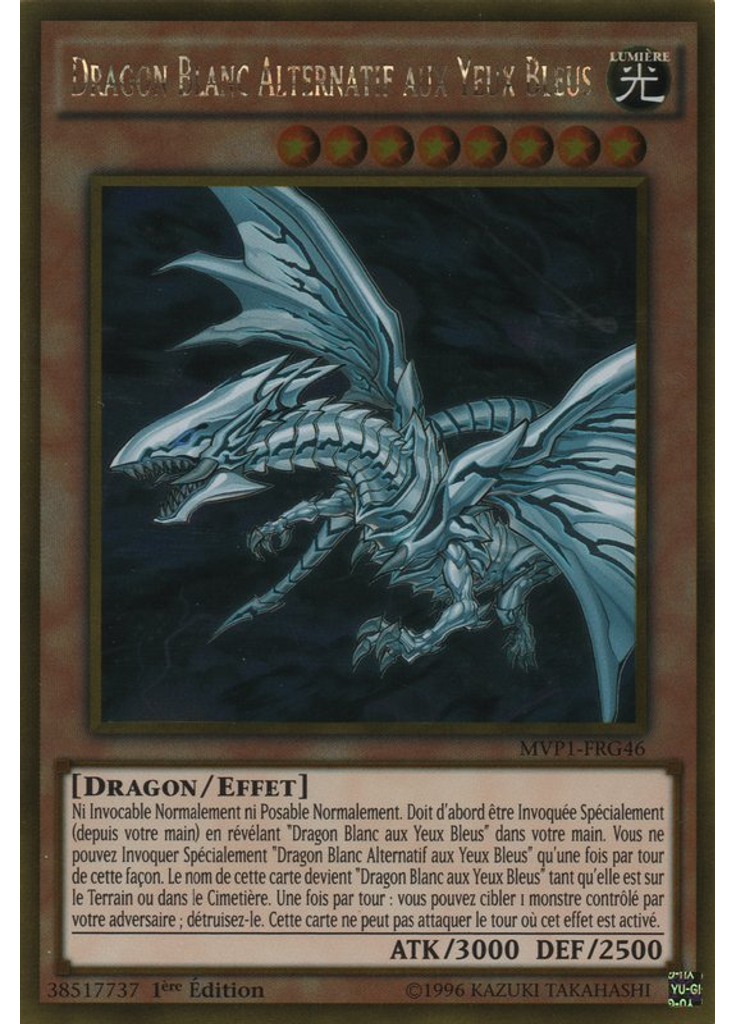 Dragon Blanc Alternatif aux Yeux Bleus
