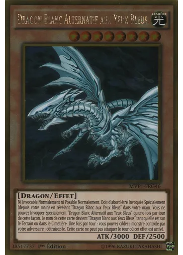 Dragon Blanc Alternatif aux Yeux Bleus