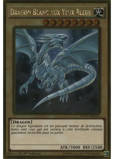 Dragon Blanc aux Yeux Bleus