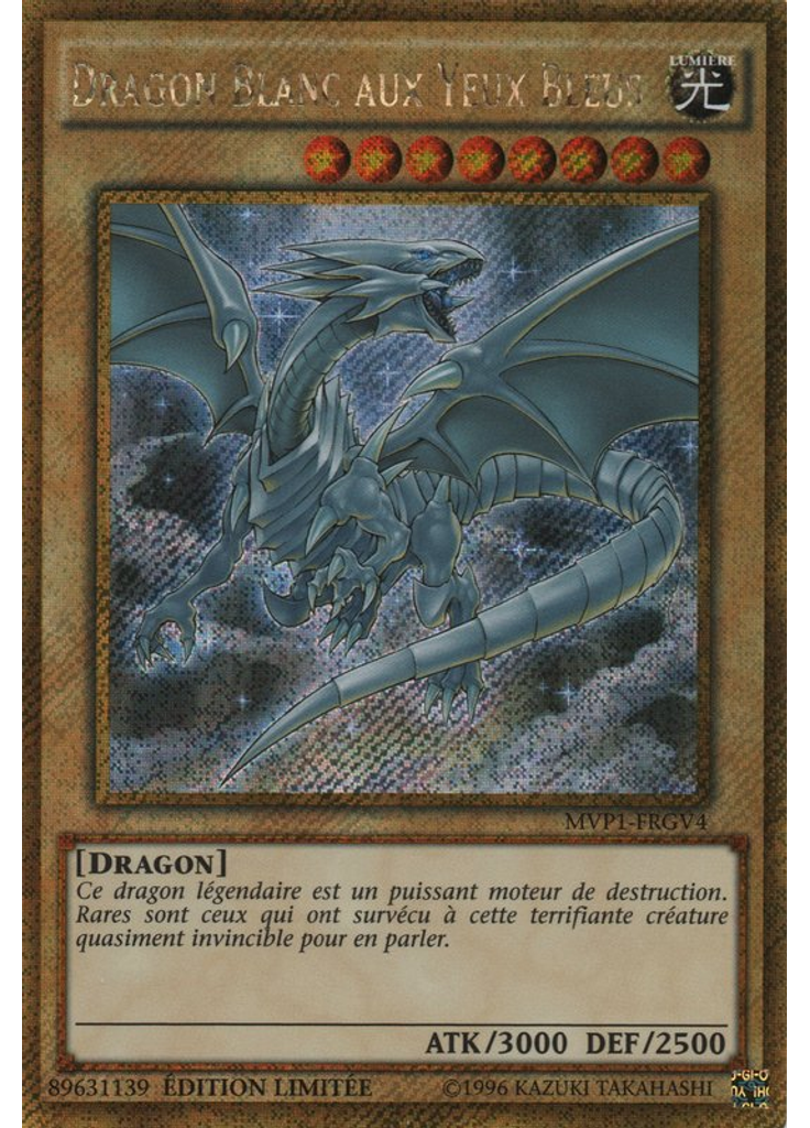 Dragon Blanc aux Yeux Bleus