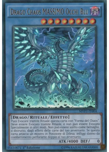 Drago Chaos MASSIMO Occhi Blu