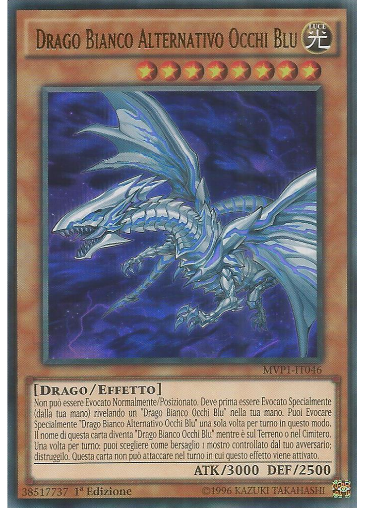 Drago Bianco Alternativo Occhi Blu