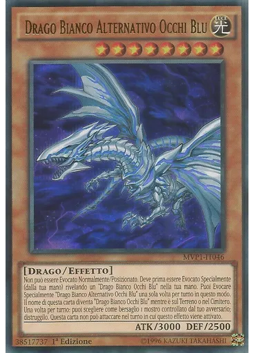 Drago Bianco Alternativo Occhi Blu