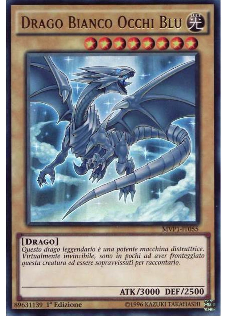 Drago Bianco Occhi Blu