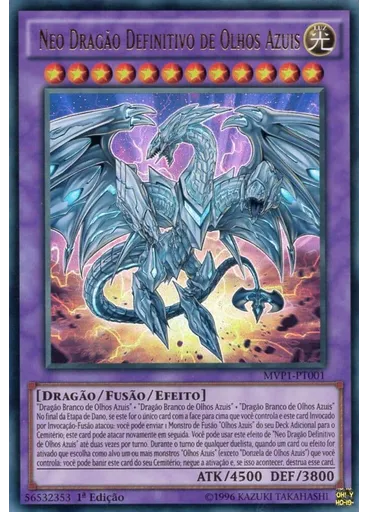 Neo Dragão Definitivo de Olhos Azuis