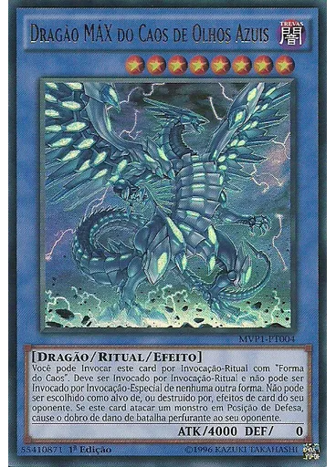 Dragão MÁX do Caos de Olhos Azuis