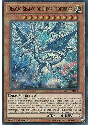 Dragão Branco de Olhos Profundos