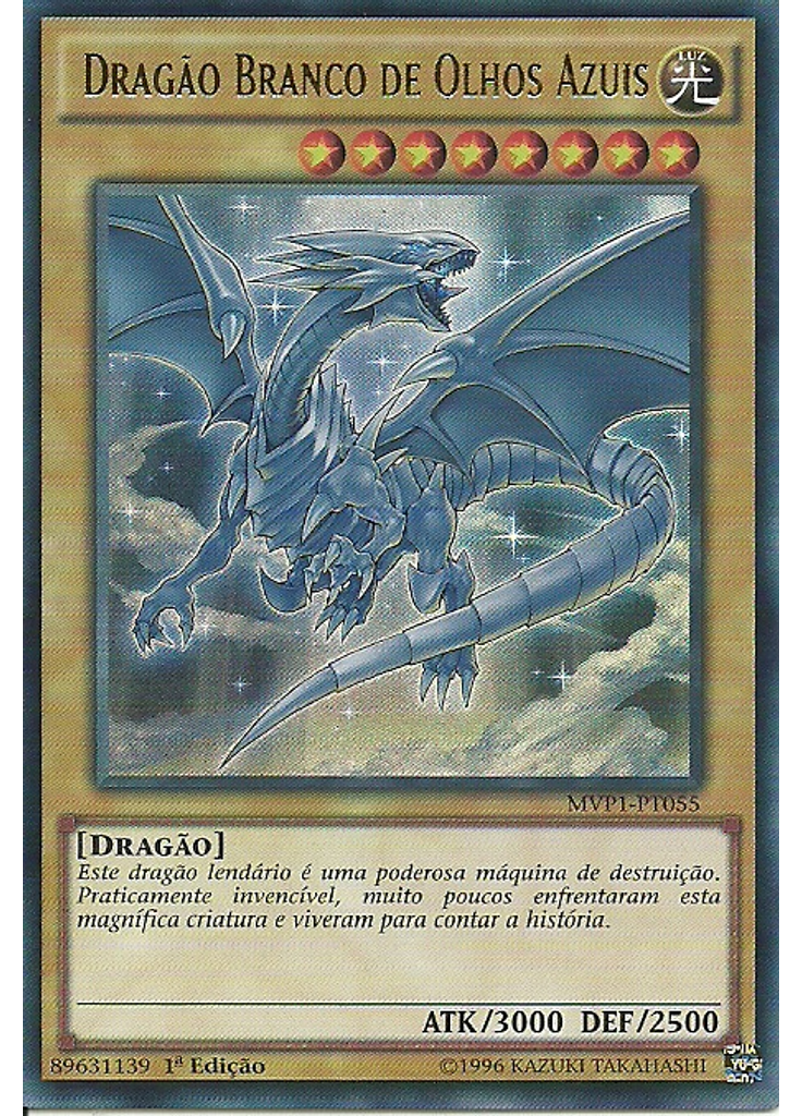 Dragão Branco de Olhos Azuis