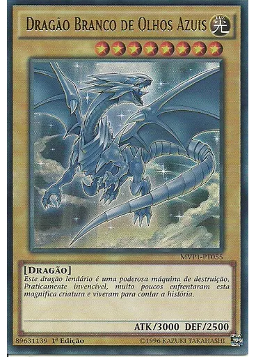 Dragão Branco de Olhos Azuis