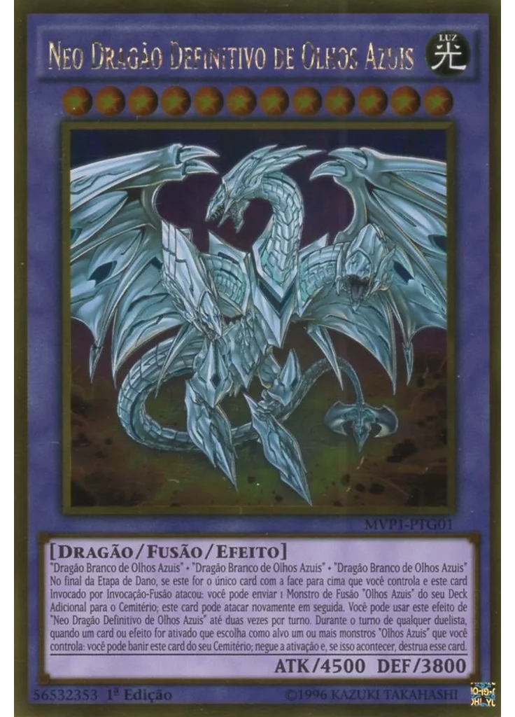 Neo Dragão Definitivo de Olhos Azuis