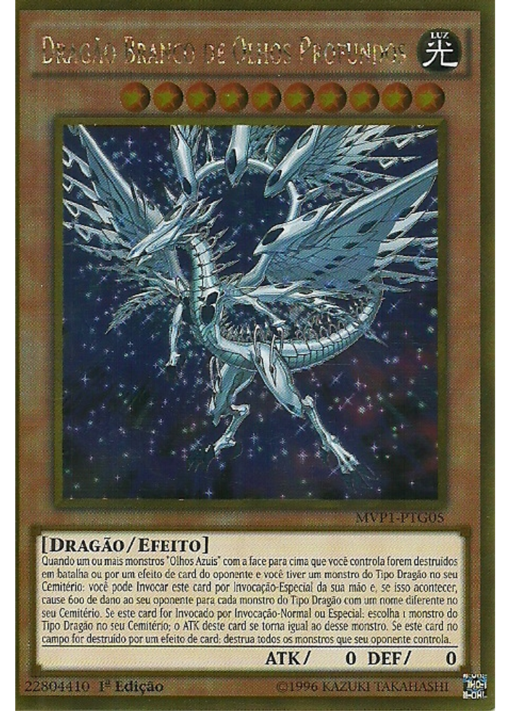 Dragão Branco de Olhos Profundos