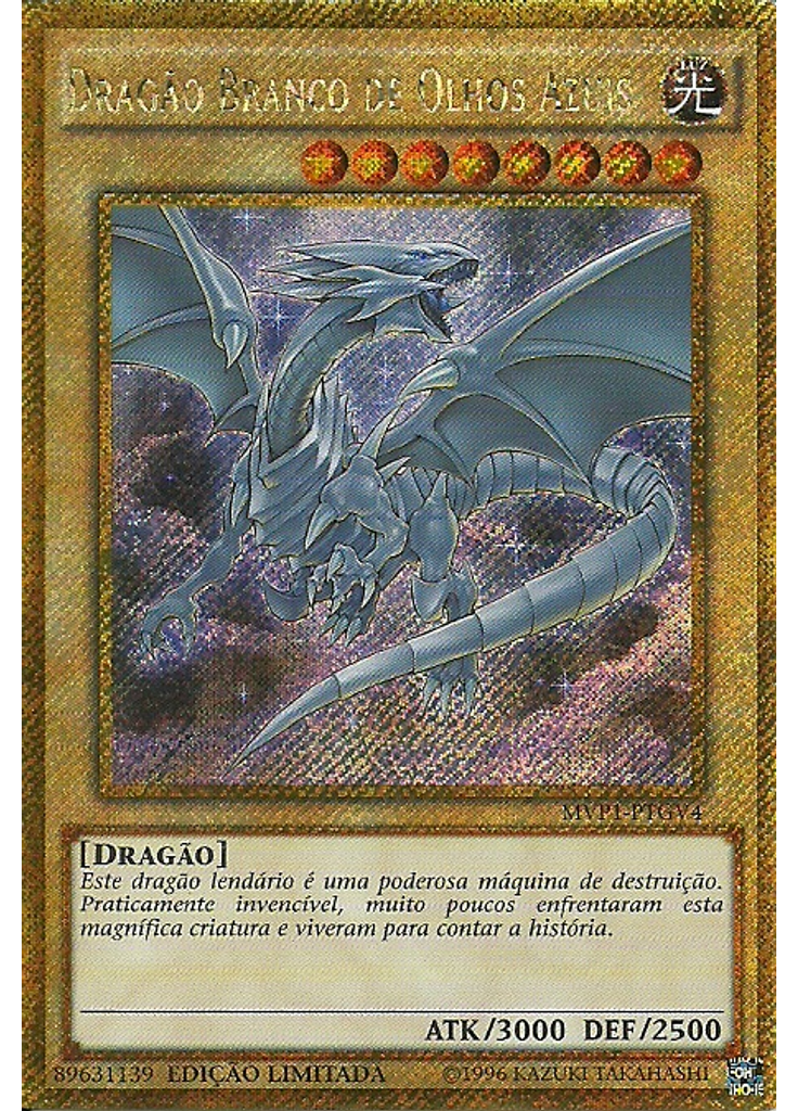 Dragão Branco de Olhos Azuis